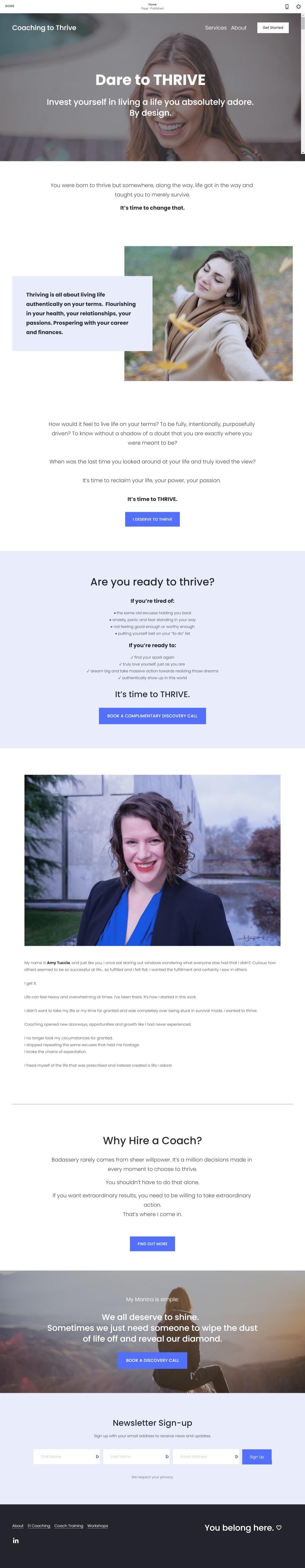 Coaching to Thrive